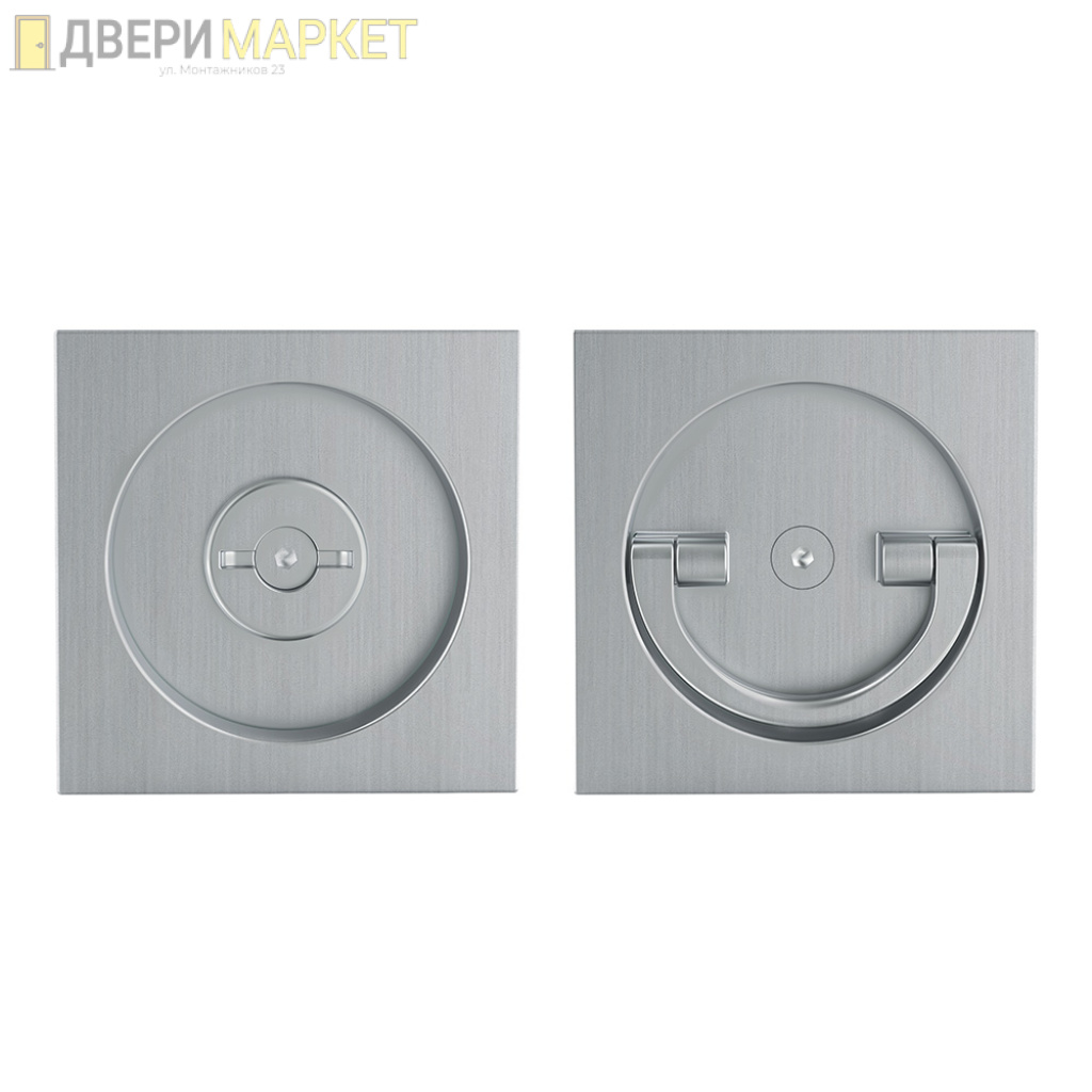 Ручка поворотная Armadillo (Армадилло) для раздвижных дверей SH.QUADRO55.BK8 MWSC-33 итальянский тисненый