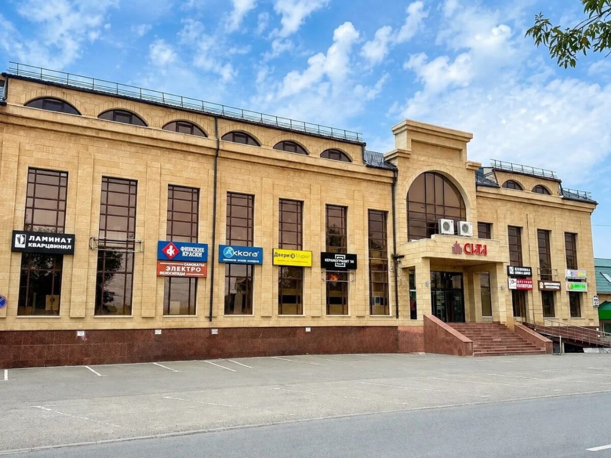 Здание ТЦ «Сити» в Оренбурге, ул. Монтажников, 23