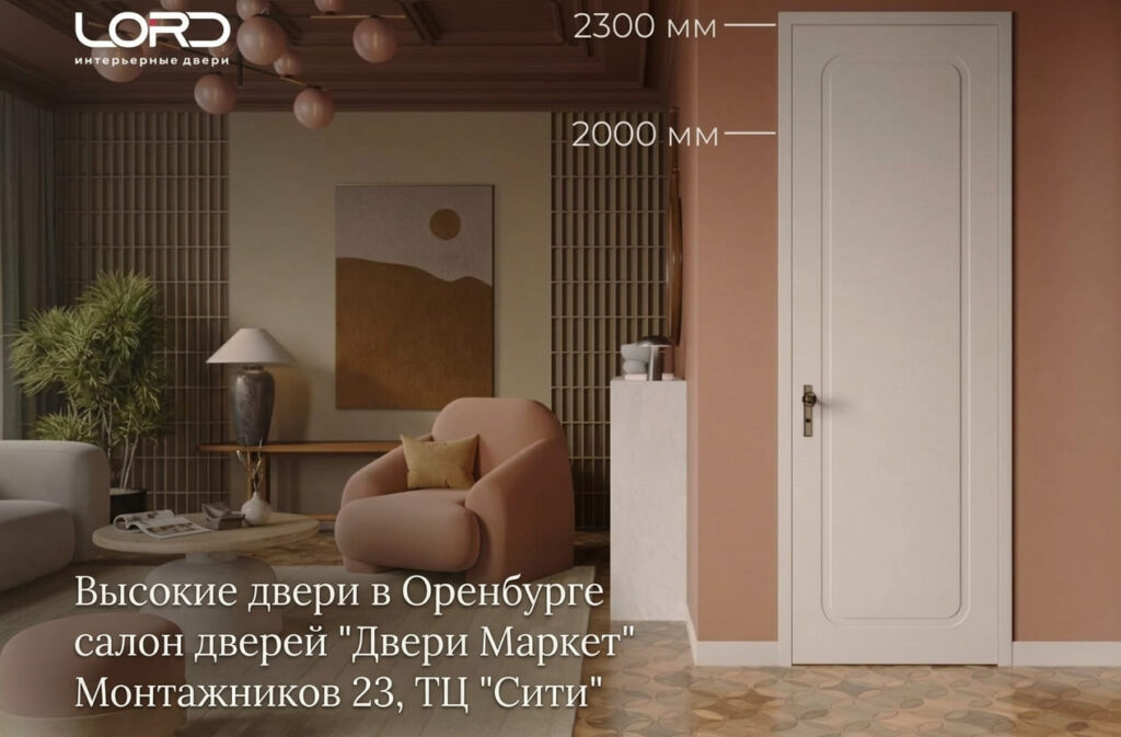 Высокие двери в Оренбурге